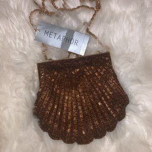 Women’s Metaphor Bronze Shell Purse